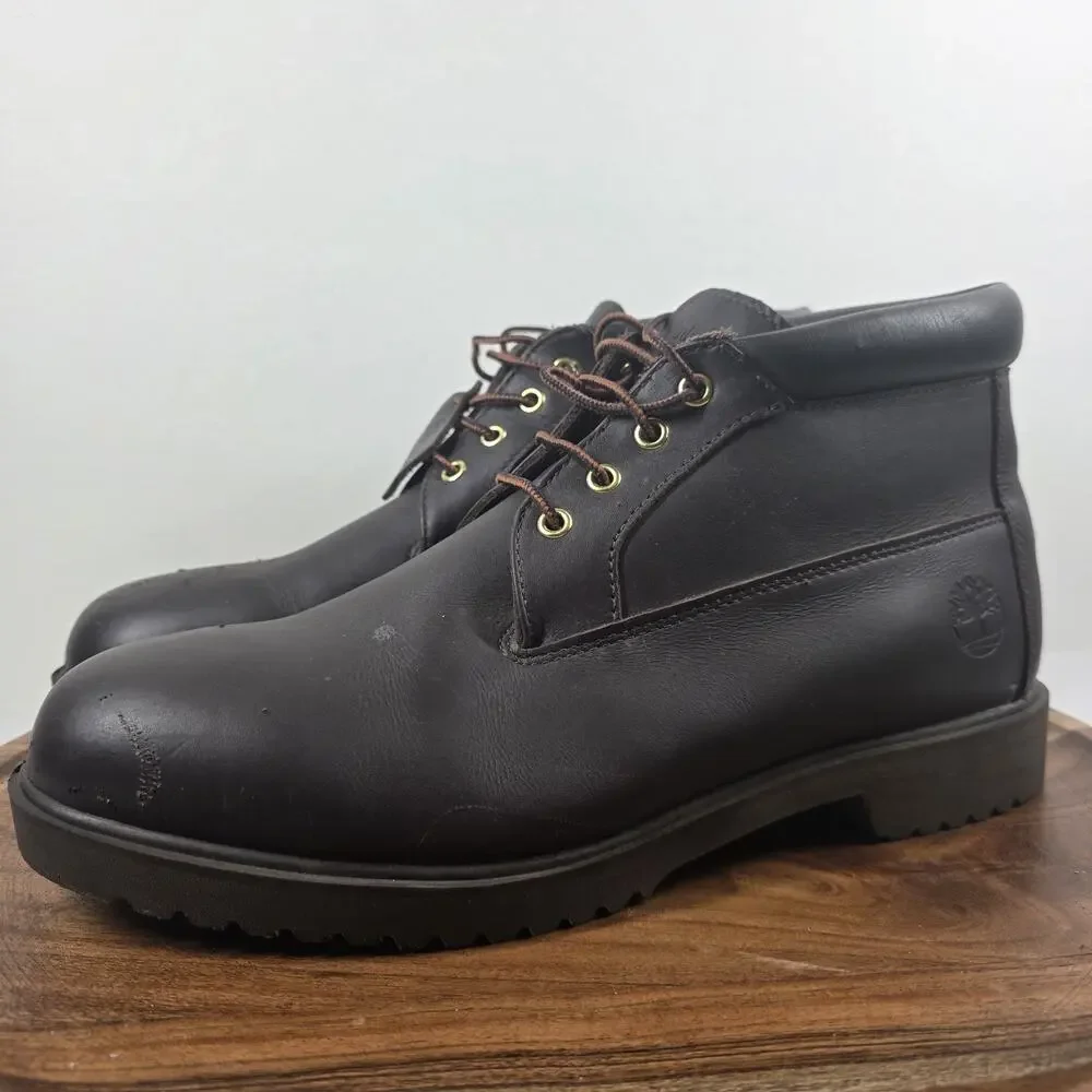 Timberland 1973 Newman Mens Dark Brown Size 12 Waterproof Leather Chukka Boots